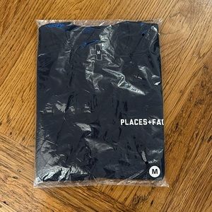 Places + Faces Chest Logo Tee - Dark Navy - Size Medium